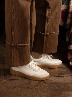 Imagen 2 del producto Zapatilla Cuero Mujer Contest Leather Beige