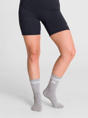 Pack 2 Calcetin Mujer Quarter Gris