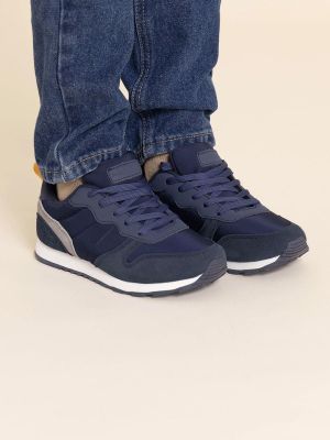 Imagen 2 del producto Zapatilla Cuero Janet-K Niño Azul