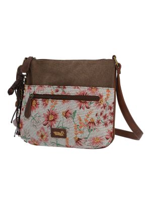Imagen 2 del producto Cartera Textil Mujer Alikai Cross Café