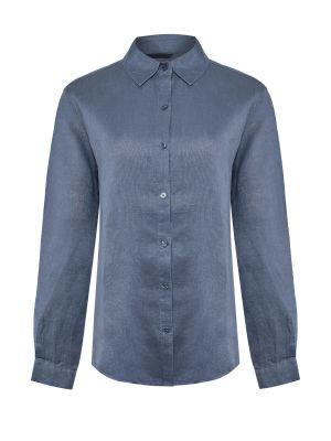 Imagen 1 del producto Blusa Lino Organico Mujer Lirio Azul