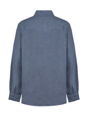 Imagen 2 del producto Blusa Lino Organico Mujer Lirio Azul