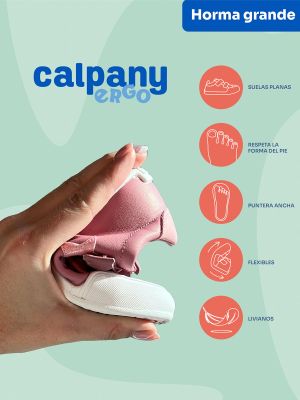 Imagen 2 del producto Zapatilla Cuero Ergonómica Nina Alaska Rosado