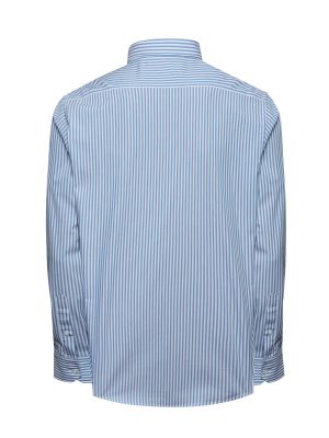 Imagen 2 del producto Camisa Algodón Hombre Windsor Azul