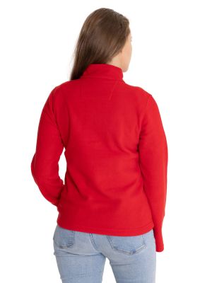 Imagen 2 del producto Polar Mujer Microfleece Quarter Zip Rojo