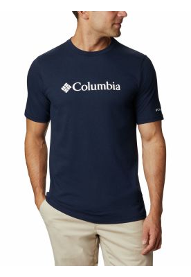 Polera Manga Corta Hombre Csc Basic Logo Azul