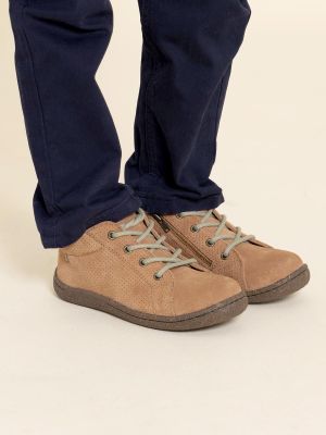 Imagen 2 del producto Zapatilla Cuero Hervey Niño Café