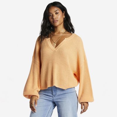 Sweater No Worries Swtr Naranjo Mujer