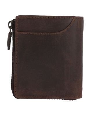 Imagen 2 del producto Billetera Cuero Unisex Fd Trento Zip Café