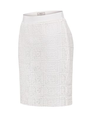 Falda Algodón Orgánico Mujer Naga Blanco