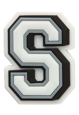 Jibbitz Crocs Letra S Blanco