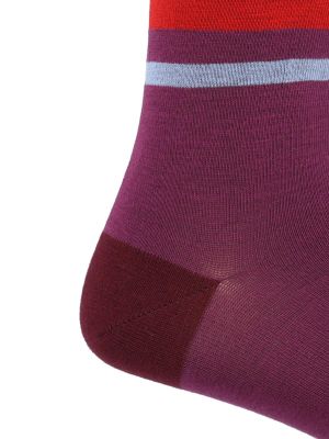 Imagen 2 del producto Calcetín Bambú Hombre Lg Block Morado