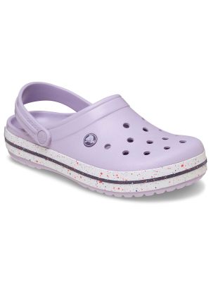 Zueco Crocs Mujer Crocband Morado Pastel