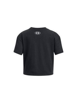 Imagen 2 del producto Polera manga corta UA Crop para niña Negro