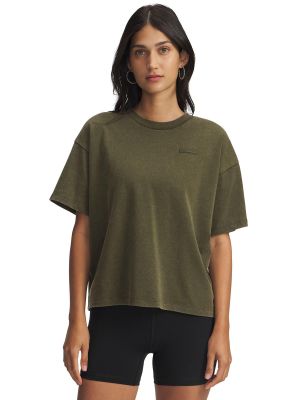 Polera Manga Corta Lifestyle  mujer  Boxy Wash HW verde