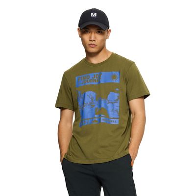 Polera Manga Corta Hombre Joy Verde