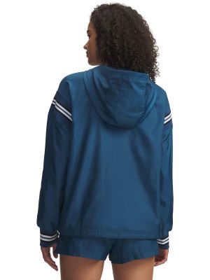 Imagen 2 del producto Poleron Mujer Icon Woven Heritage ¼ Zip Azul
