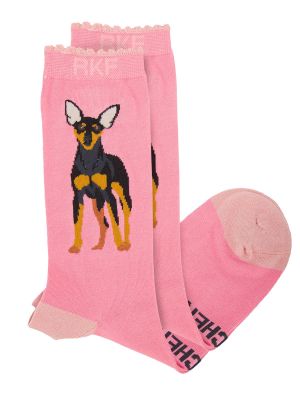 Imagen 2 del producto Calcetin Bambú Mujer St Pinscher Rosado