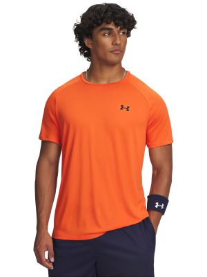 Polera Manga Corta Training para hombre Tech 20 naranjo