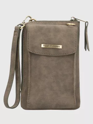 Cartera Ecocuero Mujer Doris Cross Café