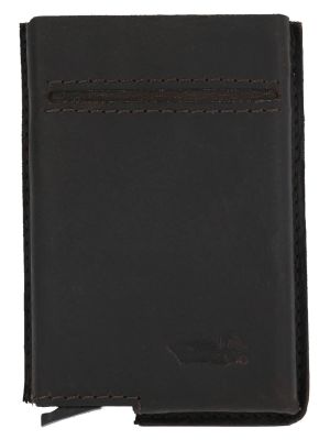 Imagen 1 del producto Tarjetero Cuero Hombre Simple Multicards Café