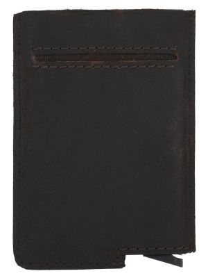 Imagen 2 del producto Tarjetero Cuero Hombre Simple Multicards Café