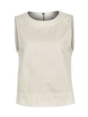 Blusa Algodón Orgánico Crema Lee Mujer