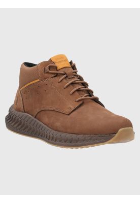 Botín Cuero Hombre Spinal Bootee Café