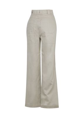 Imagen 2 del producto Pantalón Algodón Orgánico Beige Flip Mujer 