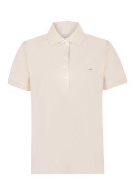 Polera Algodón Orgánico Beige Sandie Mujer