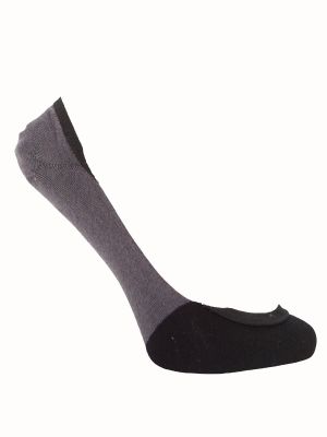 Calcetín Algodón Mujer Inv Plain Gris