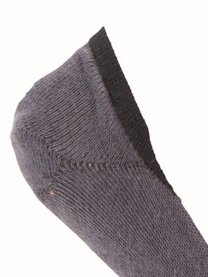 Imagen 2 del producto Calcetín Algodón Mujer Inv Plain Gris