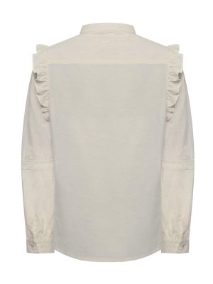 Imagen 2 del producto Blusa Algodón Orgánico Mujer Hibiscus Blanco