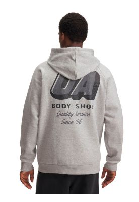 Imagen 2 del producto Polerón Lifestyle hombre Rival Fleece HBR Logo gris