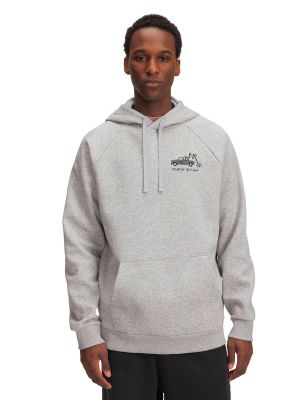 Imagen 1 del producto Polerón Lifestyle hombre Rival Fleece HBR Logo gris