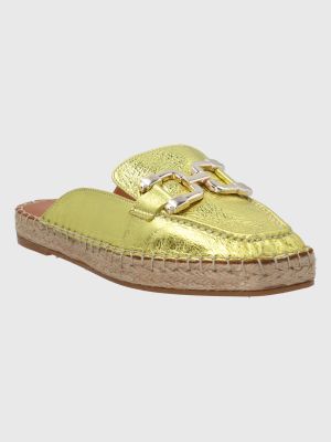 Sandalia Cuero Verde Limón Mujer Aprica