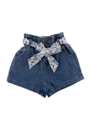 Short Niña Lasa Denim Claro