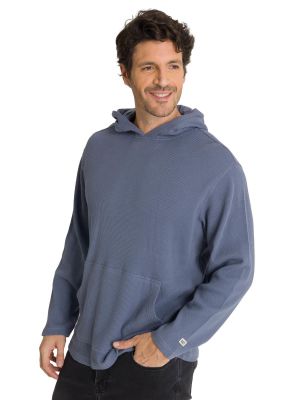 Imagen 2 del producto Polerón Con Gorro Hombre Waffle-Knit Gris