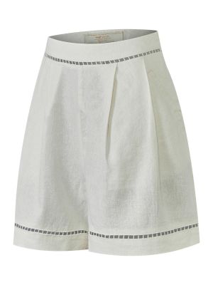 Imagen 1 del producto Short Lino Orgánico Mujer Andes Blanco