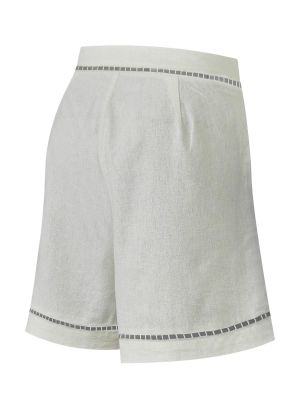 Imagen 2 del producto Short Lino Orgánico Mujer Andes Blanco