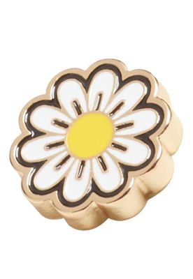 Imagen 2 del producto Jibbitz Flor Margarita Dorado Elevated Blanco Crocs