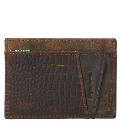 Imagen 2 del producto Tarjetero Cuero Mujer OH Cardholder Croco Café