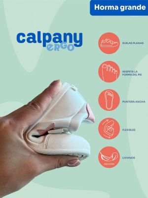 Imagen 2 del producto Zapatilla Cuero Ergonómica Nina Vermont Ostra