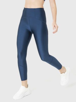 Calza Deportiva Mujer Shimmer Ankle Legg Azul Oscuro