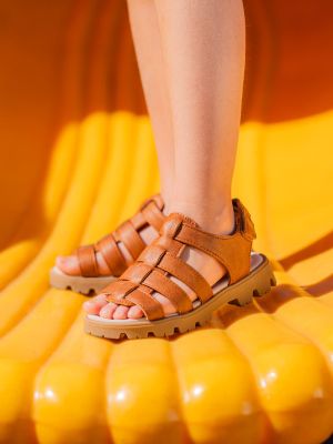 Imagen 2 del producto Sandalia Café Claro Niña Sunny