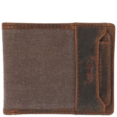 Billetera Cnv/Cuero Hombre Jasper Ventana Café