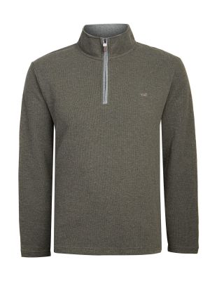 Imagen 1 del producto Polerón Algodón Orgánico Hombre Doblehalf Verde