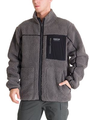 Polar Hombre Sherpa Bonded Gris