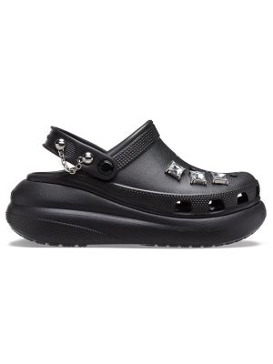 Zueco Crocs Mujer Crush Punk Clog Negro