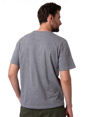Imagen 2 del producto Polera Manga Corta Hombre Small Logo Gris